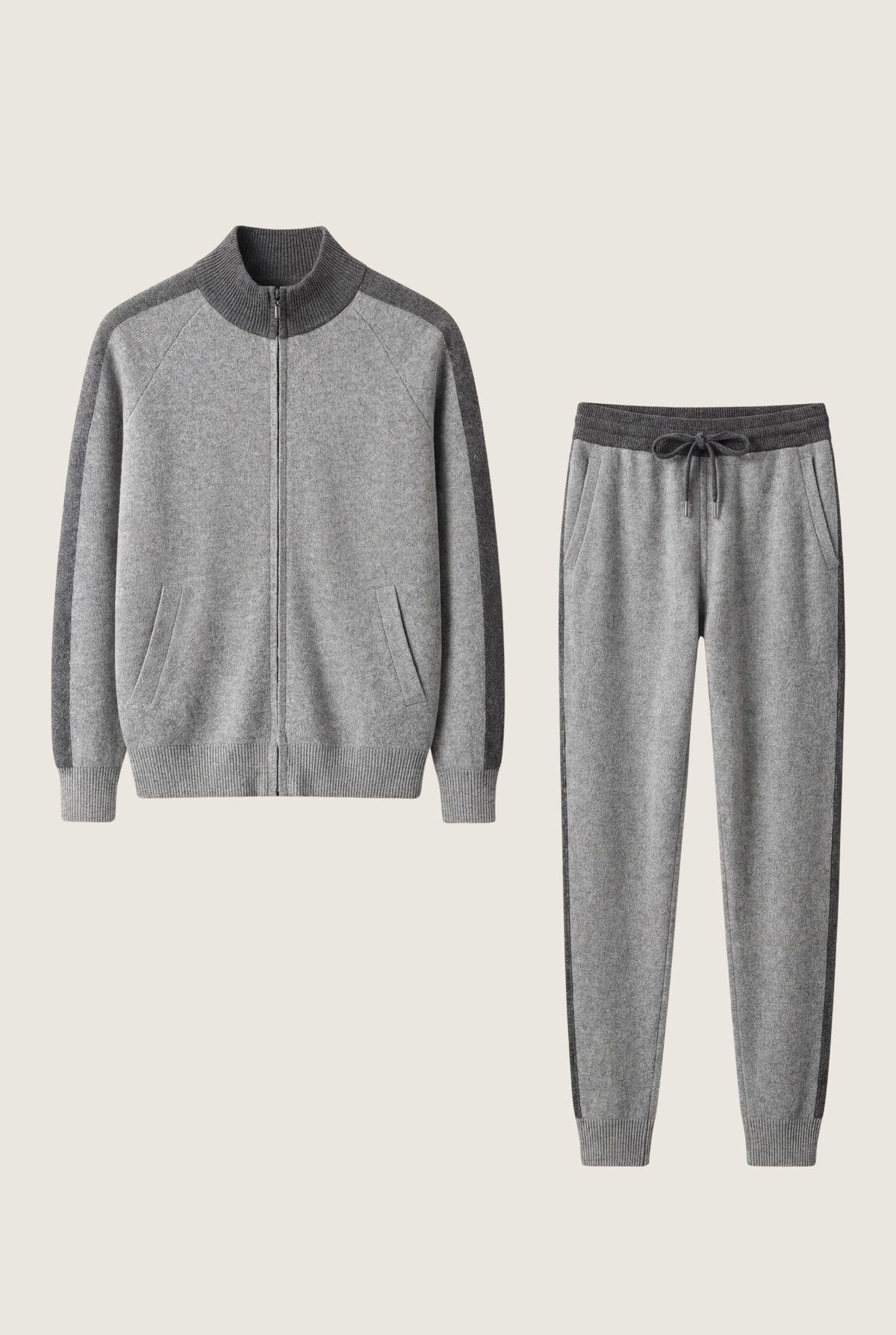 nero cashmere tracksuit grey