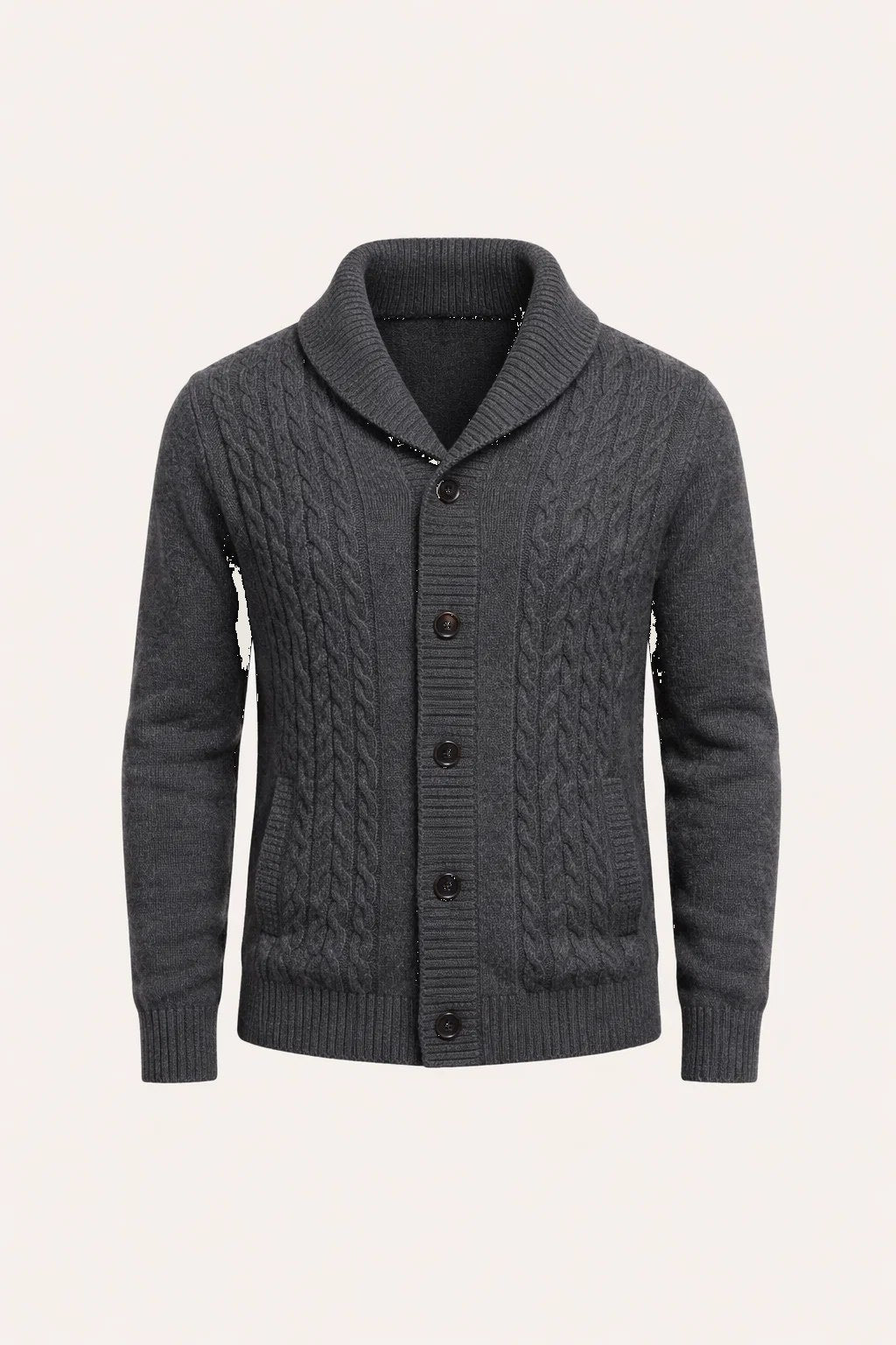 ombre grey cardigan