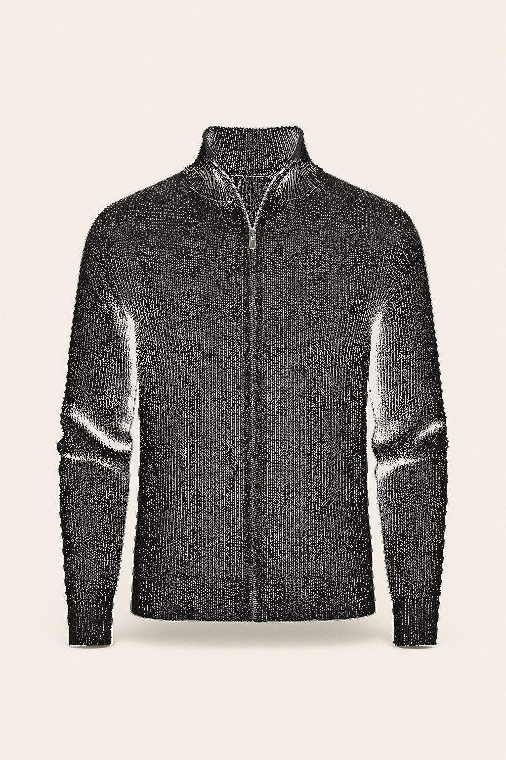 roma cashmere cardigan black
