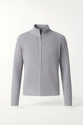 roma cashmere cardigan grey
