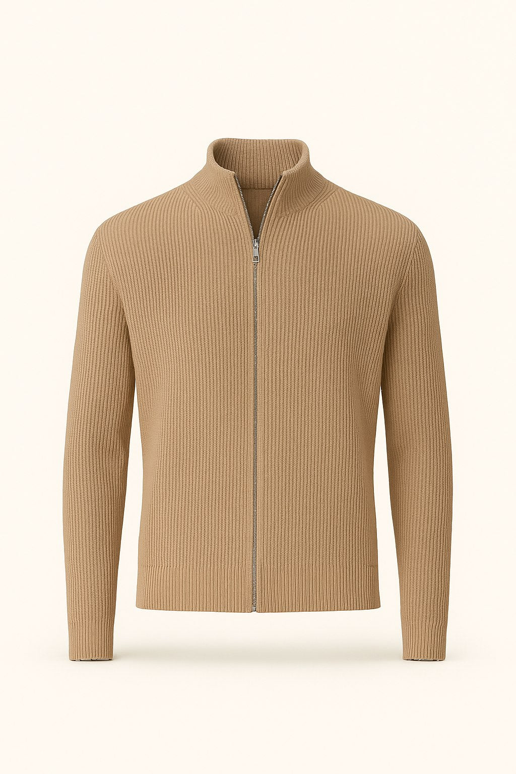 roma cashmere cardigan khaki