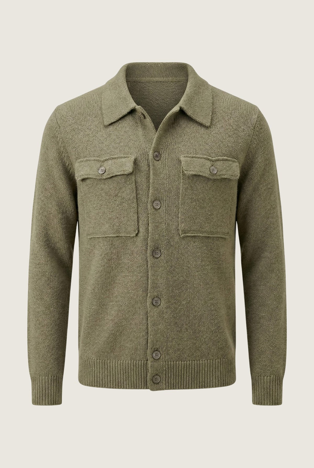 santio green knit vest 1