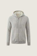 santo zip up grey