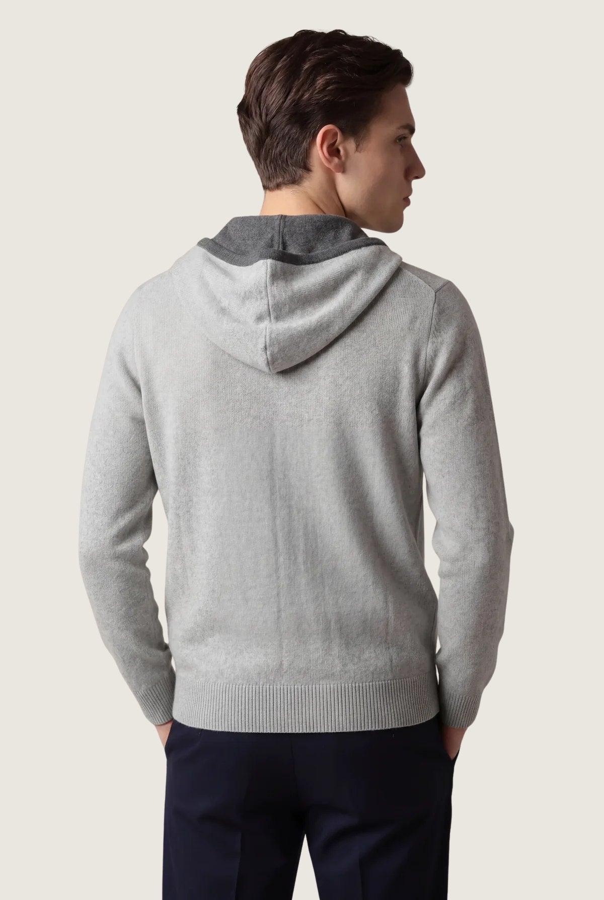 santoni-classic-hoodie-grey 3