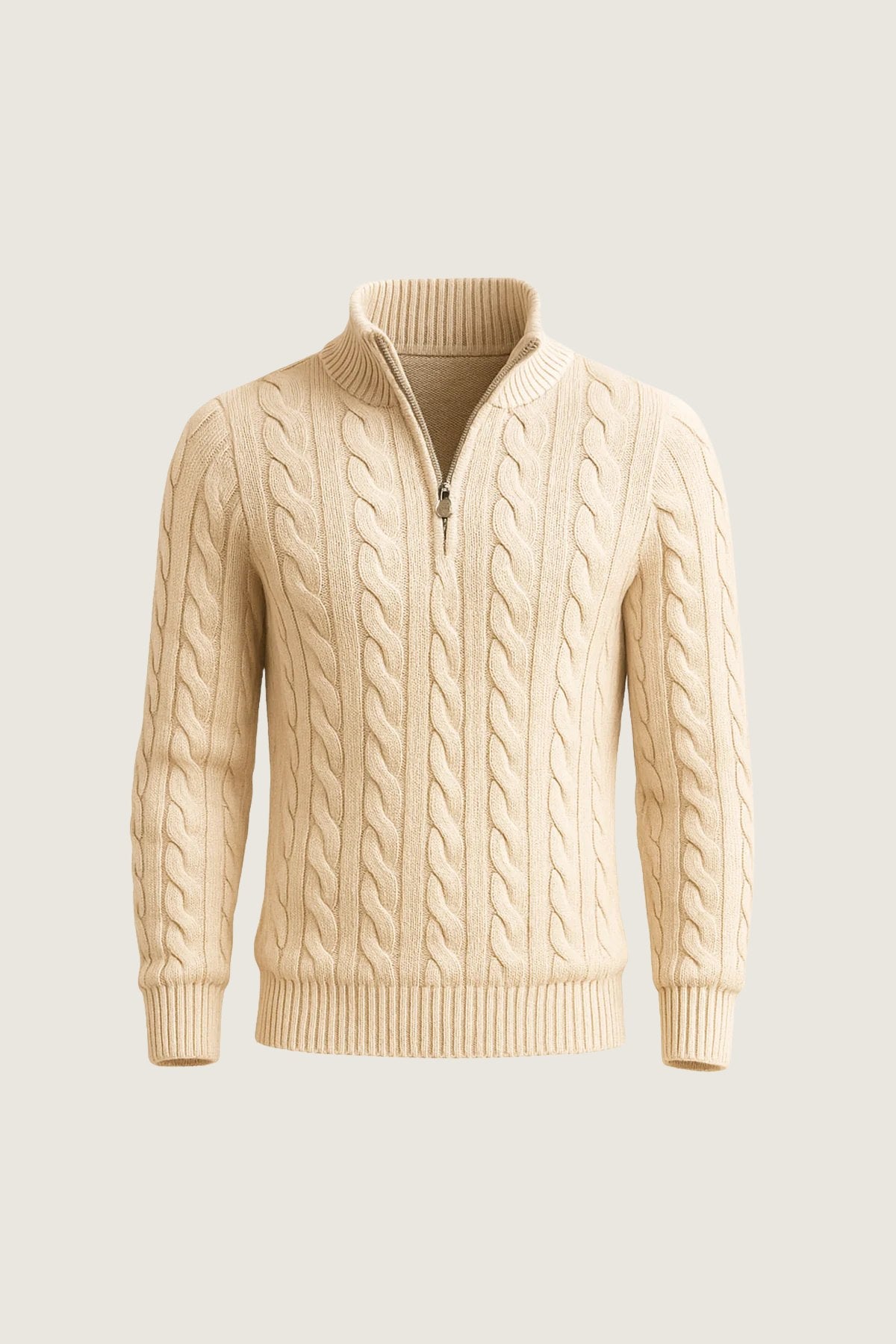 sero cable knit beige