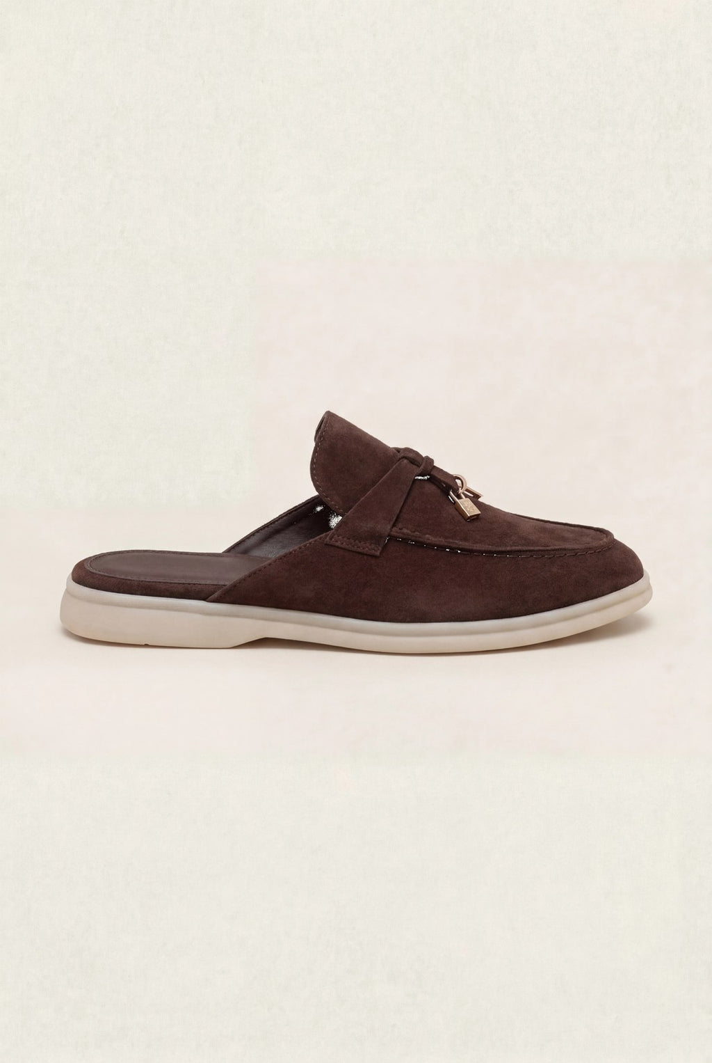 suede brown explorer mule