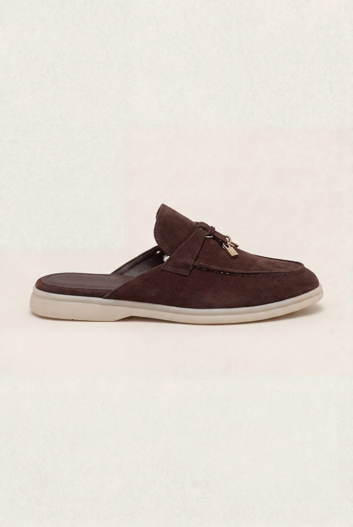 suede brown explorer mule