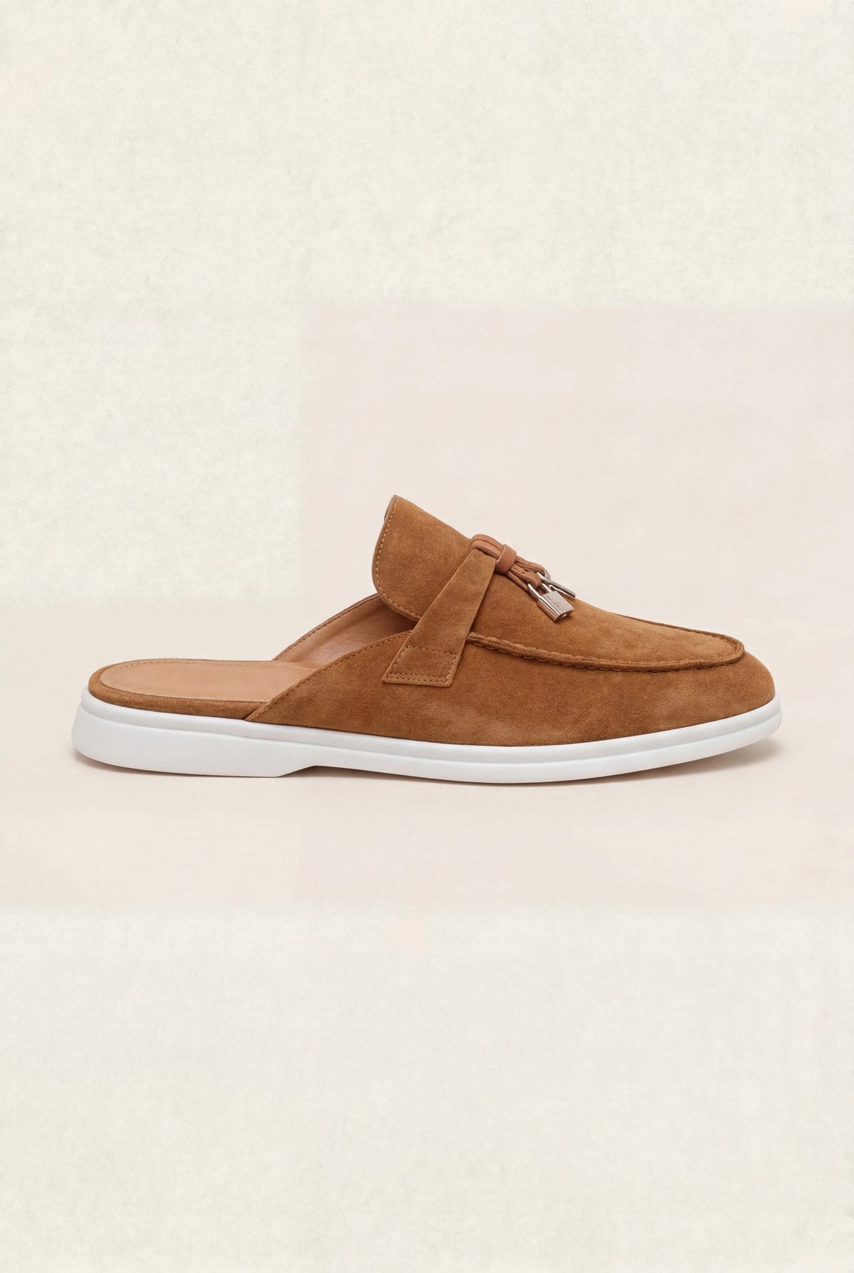 suede maroon marina mule