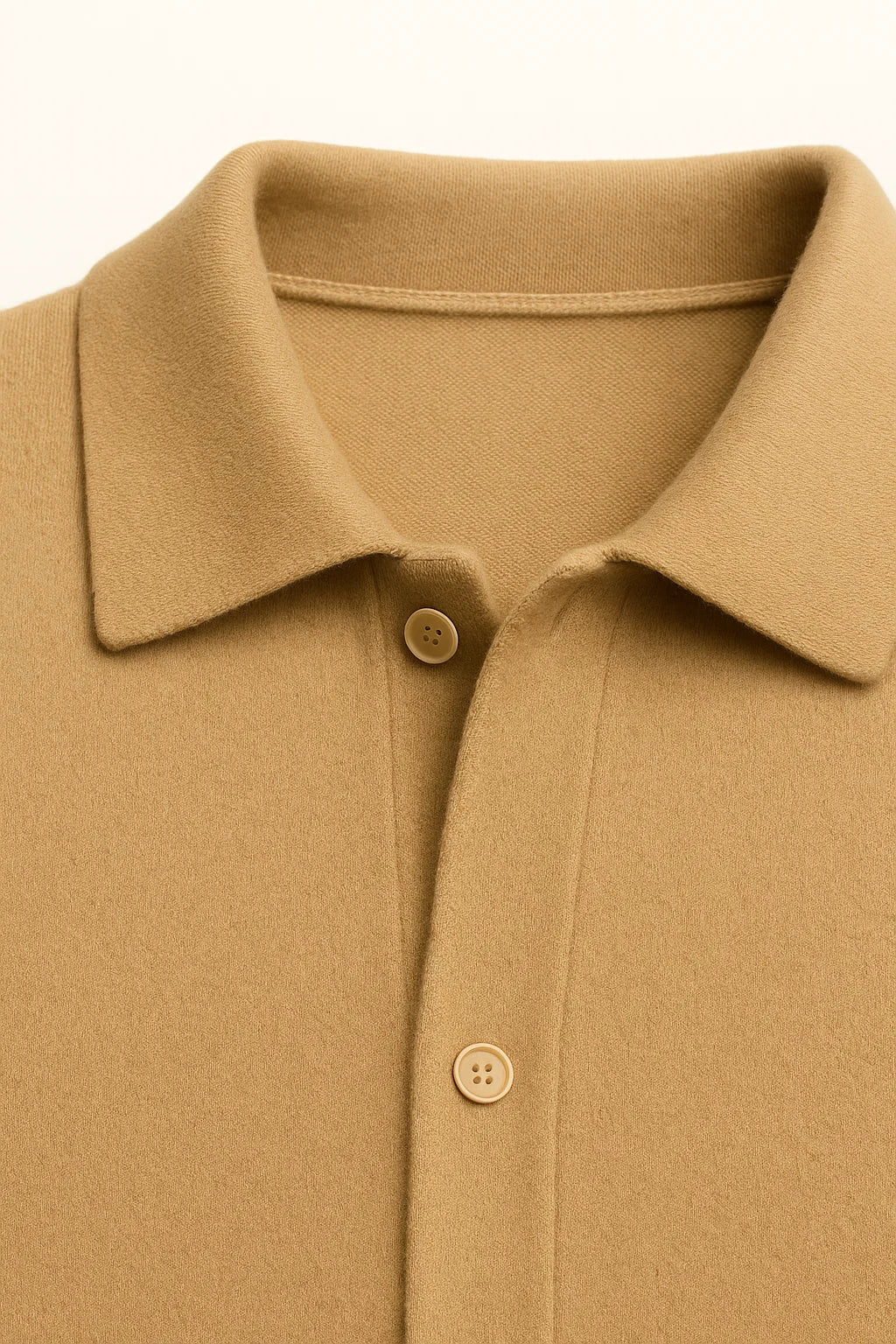Vicenza Cashmere Cardigan Camel