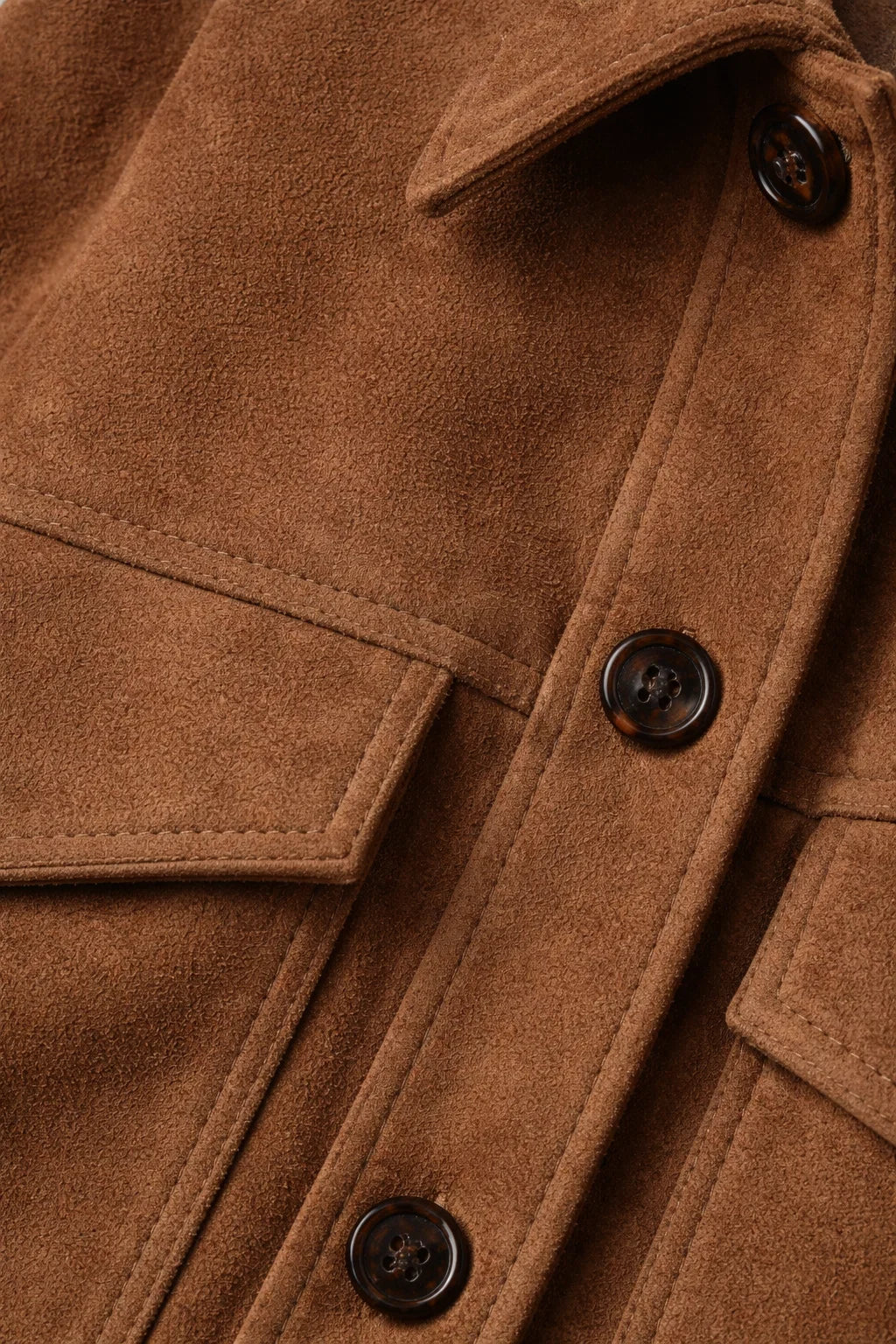Brown Light Suede Jacket