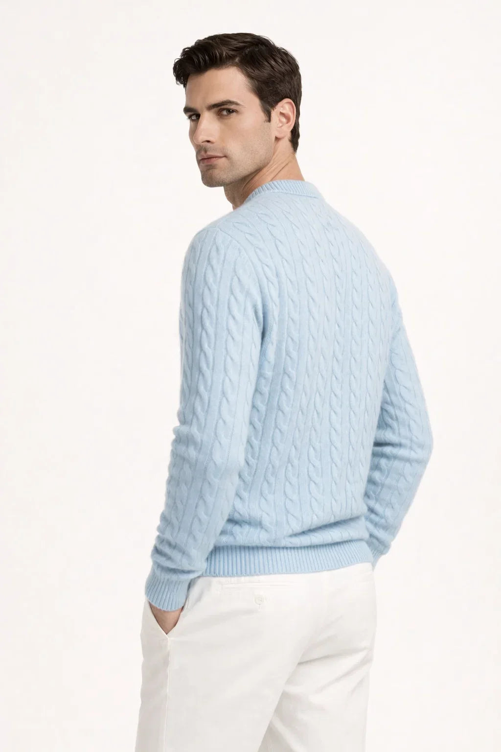 Cortona Cashmere Knit Blue