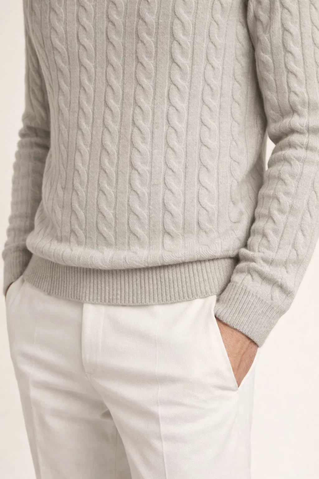 Cortona Cashmere Knit Grey