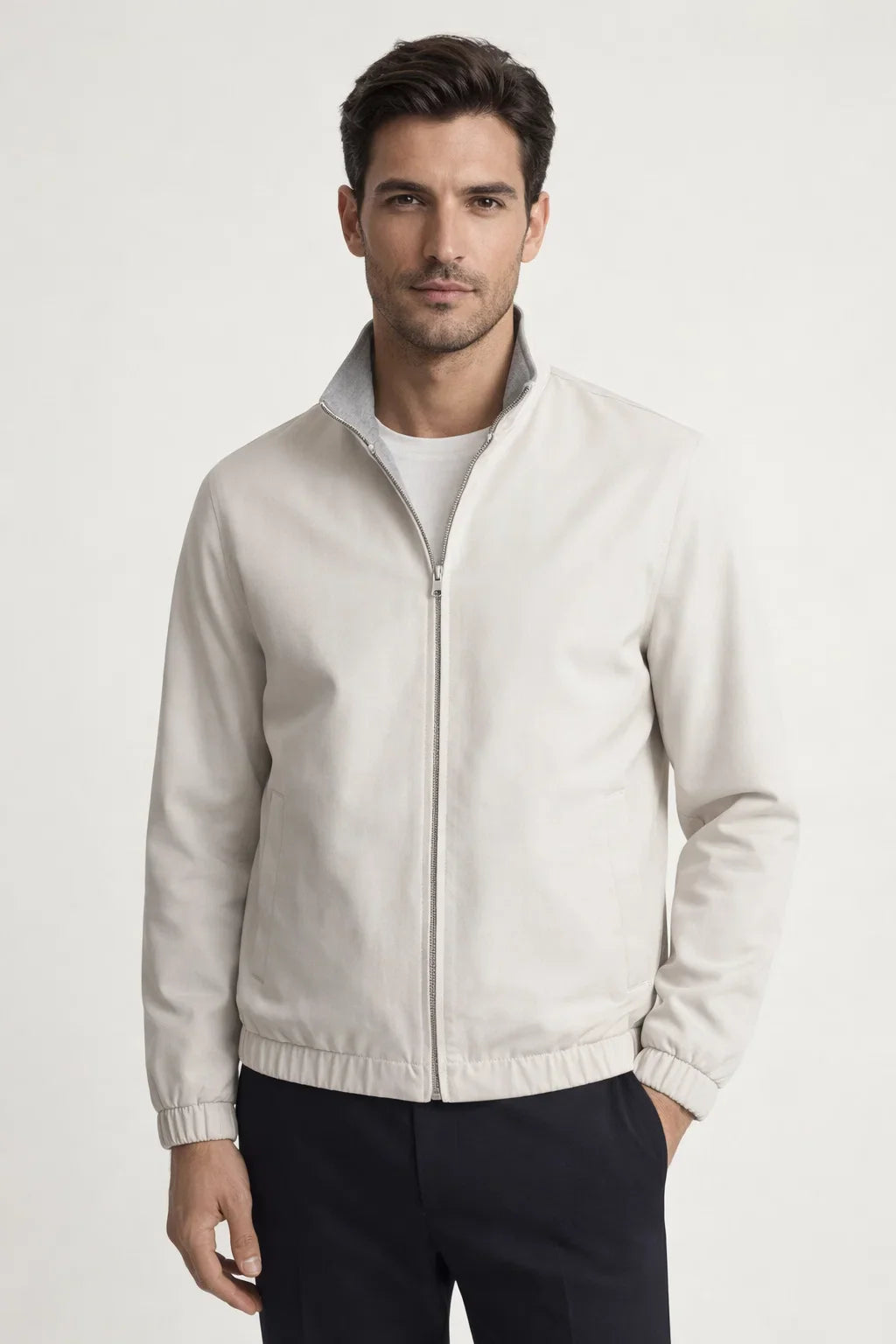 Tech Reversible Jacket Ivory