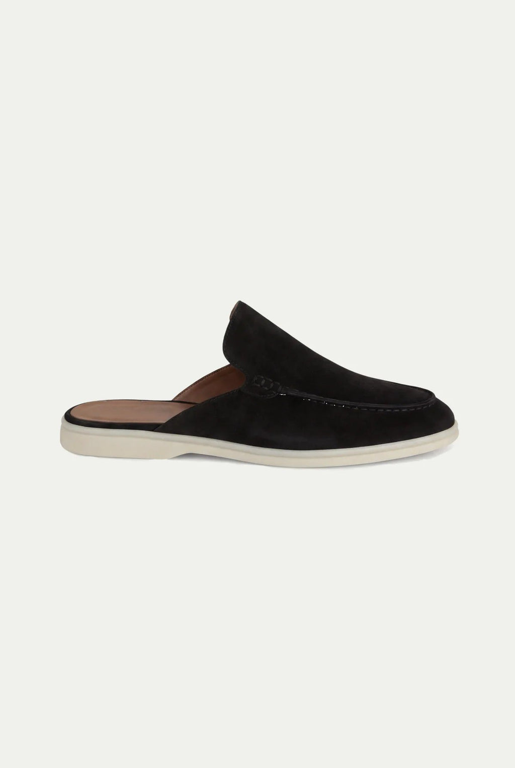 yacht suede mule black 1
