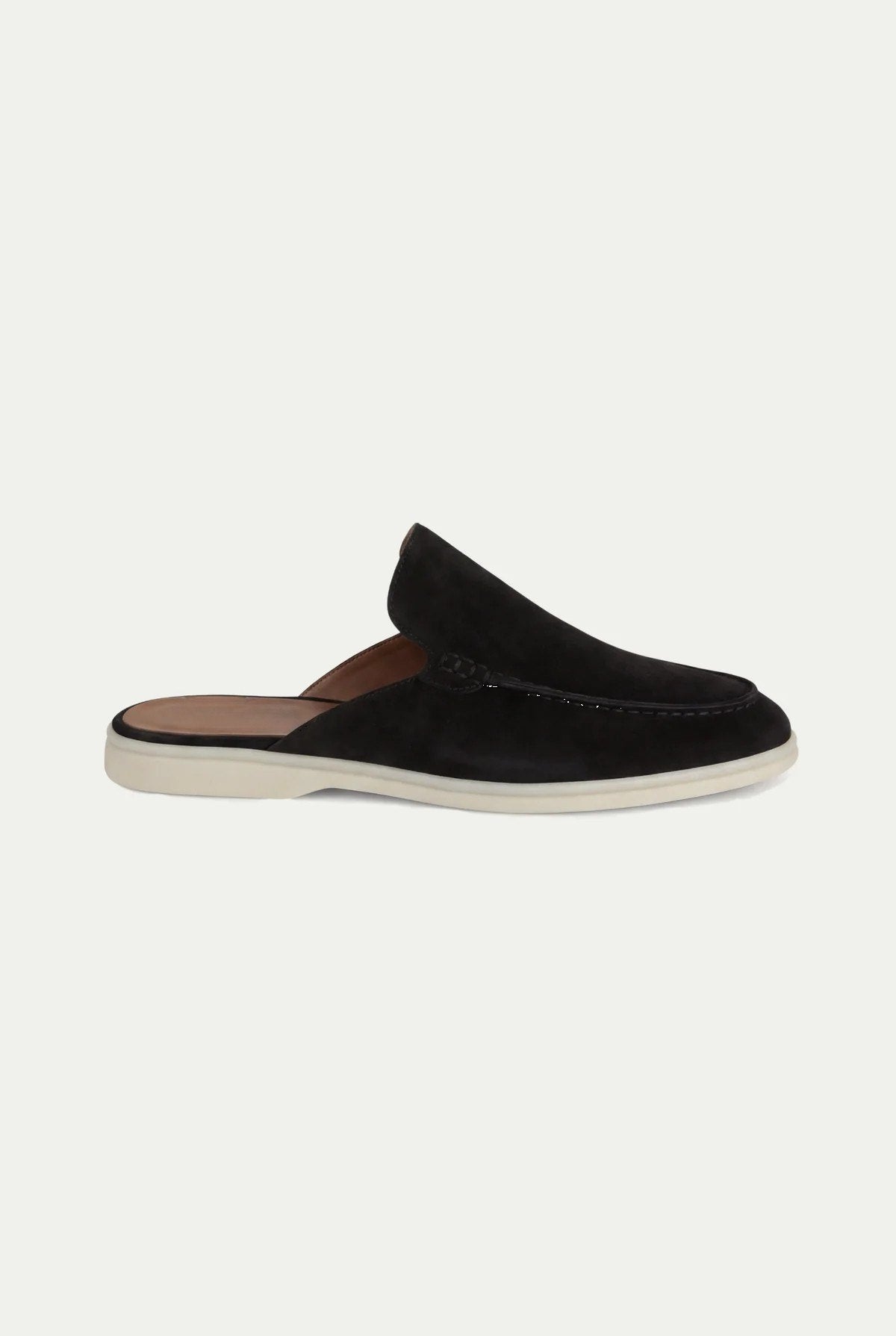 yacht suede mule black 1