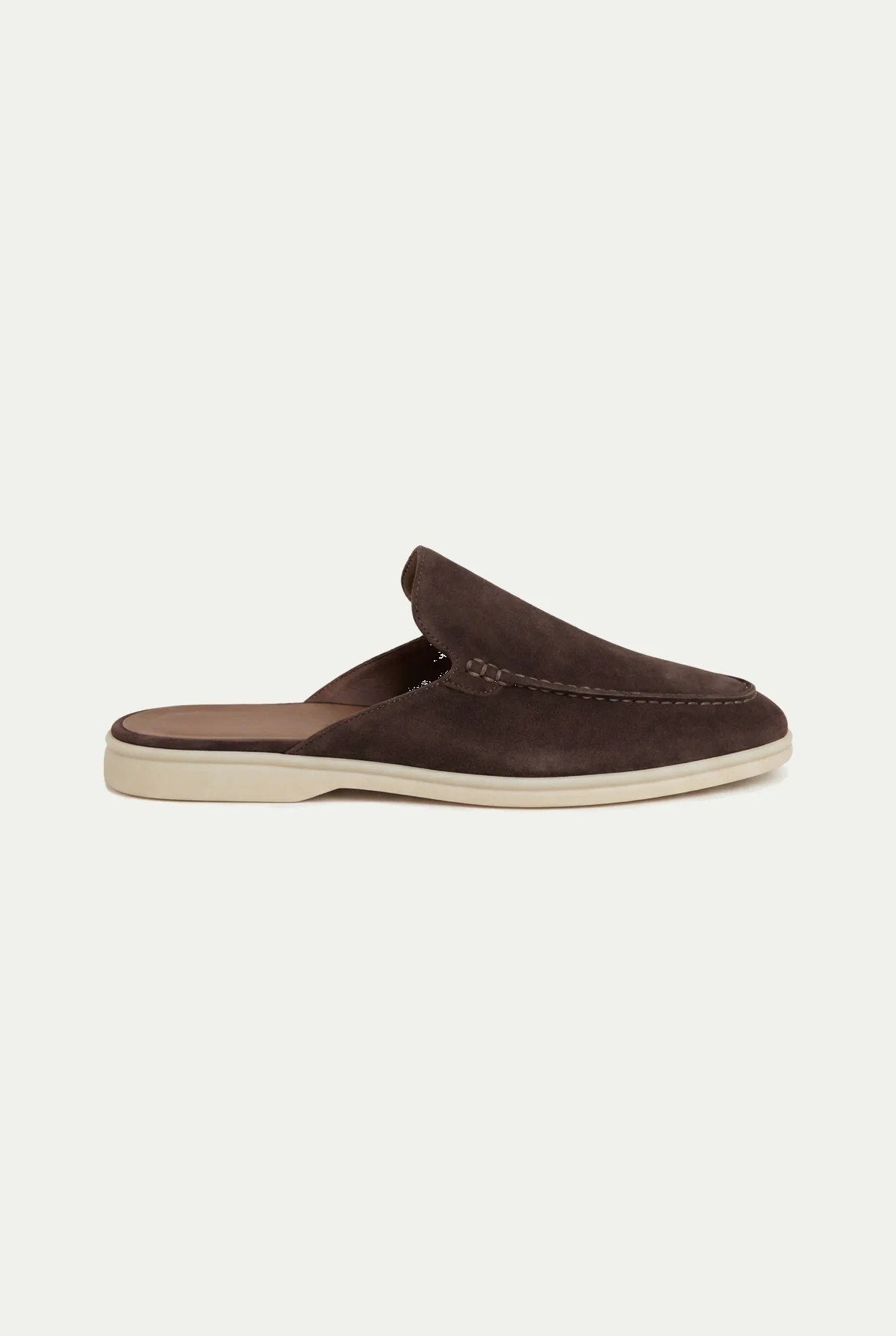 yacht suede mule brown 1